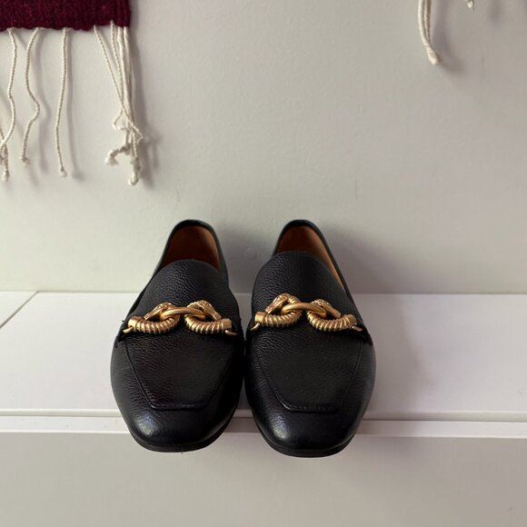 Brand New Tory Buch Jessa Loafer in Black Leather - Picture 2 of 7